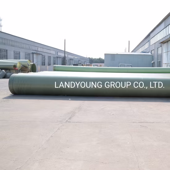 Corrosion Resistant ISO9001/ISO14001 Approved GRP Jacking Pipe
