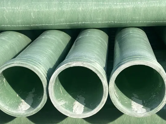 Filament Winding Process GRP Pipe FRP Storm Water/Agriculture Irrigation Pipe