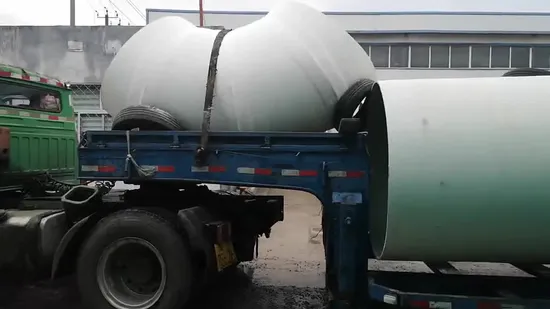 FRP Pipe Fiber Glass Composite Pipe Underground Liquid Tranportation Pipe 