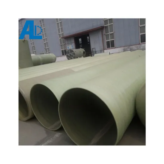 DN300mm 500mm 1000mm 1500mm 2500mm Customized Diameter Size FRP GRP Pipe 