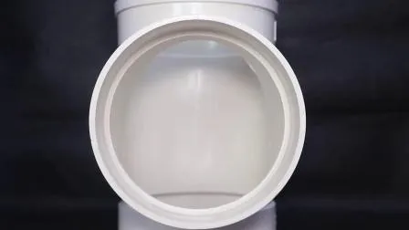 Drainage Series PVC Pipe 45 Degree Elbow White Color 