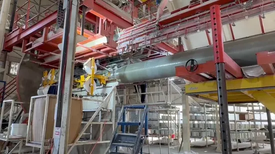 FRP/GRP Continuous Winding Process Winding Filament Roving Pipe FRP Pressure