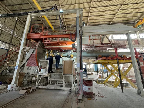 FRP/GRP Drinking Water Pipe Glass Fiber Continuous Winding Process 
