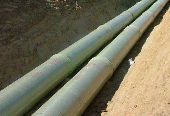 Continuous Filament Winding Process GRP FRP Pipe FRP Storm Water 