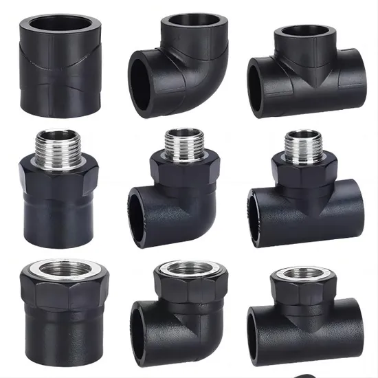 Zhongcai Pipeline′s Reliable Safety Performance HDPE 90 Degree Elbow Fittings Connection Hot Melt Butt Water Supply Plastic Fittings HDPE Pipes Tube 