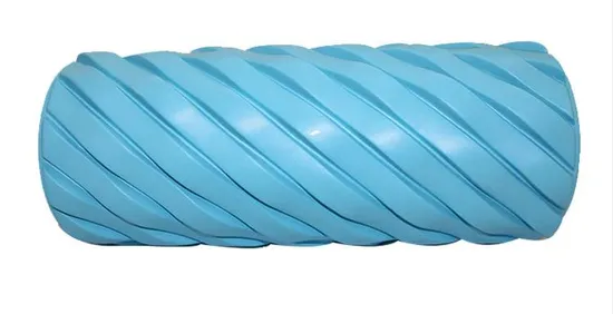 Foam Yoga Tube High Density Soft Grid EVA Hollow Fitness Yoga Foam Yoga Tube Muscle Massage Foam Tube for Exercise 