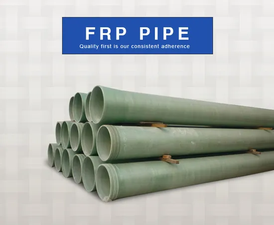Continuous Winding FRP GRP Fiberglass Pipe Seawater Pipeline System Water Sewage 