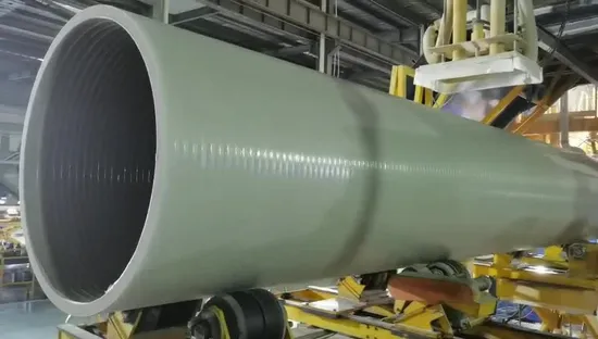 Continuous Filament Winding Process GRP Jacking Pipe for Waste Water Treatment 