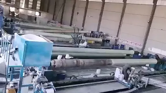 Continuous Filament Winding Process GRP Pipe FRP Storm Water/Agriculture Irrigation Pipe 