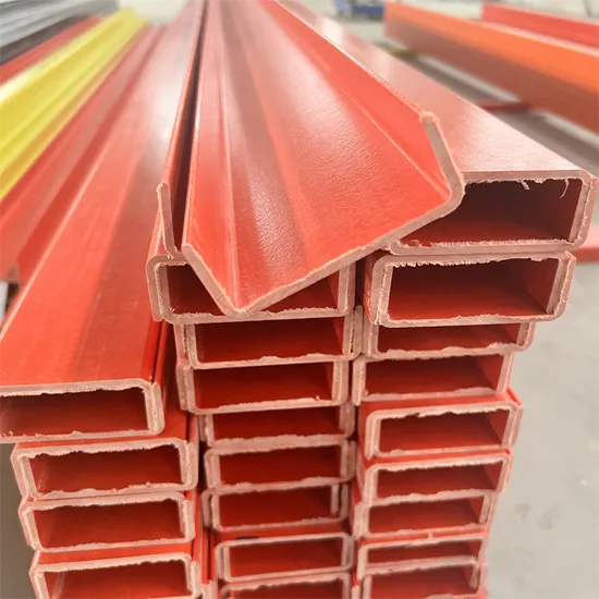 GRP Stair Tower Fiberglass Rod Bridge Decks Pultrusion FRP Round Pipe 